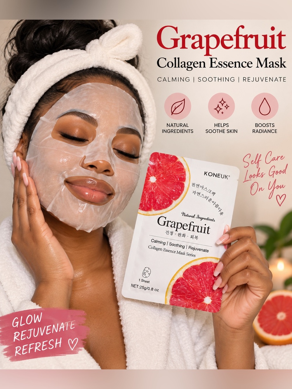 Grapefruit Collagen Essence Mask
